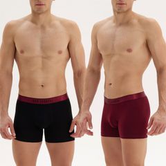 Guy Laroche Ανδρικό Μπόξερ Βαμβακερό 2 Τεμάχια Γυαλιστερό Λάστιχο