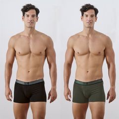 Guy Laroche Ανδρικό Βαμβακερό Μπόξερ Εξωτερικό Λάστιχο Σετ 2 Τεμάχια