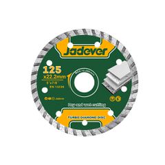 ΔΙΑΜΑΝΤΟΔΙΣΚΟΣ TURBO ΥΓΡΗΣ ΚΑΙ ΞΗΡΑΣ ΚΟΠΗΣ 125mm JADEVER JDDC3K03 - 400686