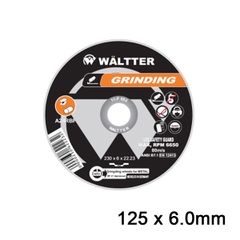 Δίσκος Λείανσης Σιδήρου / INOX WALTTER 125x6.0mm - 1256022
