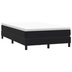 Box Spring Κρεβάτι χωρίς στρώμα Μαύρο 120x210 cm Βελούδινο 3315821