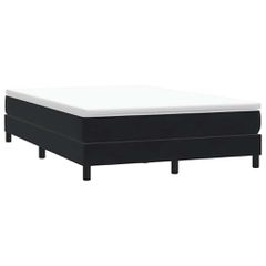 Box Spring Κρεβάτι χωρίς στρώμα Μαύρο 140x210 cm Βελούδινο 3315827