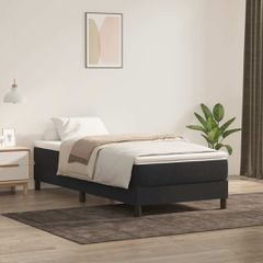 Box Spring Κρεβάτι χωρίς στρώμα Μαύρο 100x220 εκ. Βελούδινο 3315863