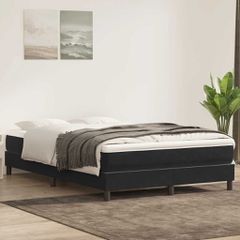Box Spring Κρεβάτι χωρίς στρώμα Μαύρο 140x220 cm Βελούδινο 3315875