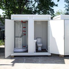 ΝΕΟ Κινητή Τουαλέτα/Ντουζιέρα Container 1.5x2x2,4μ (3τμ)	Ιδανικό για Εργοτάξια, Αγροτεμάχια & Εκδηλώσεις