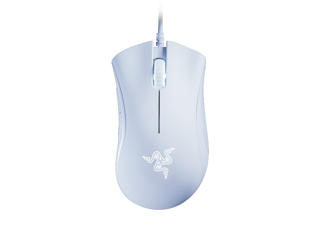 Razer - Deathadder Essential Gaming Mouse - White / Computers