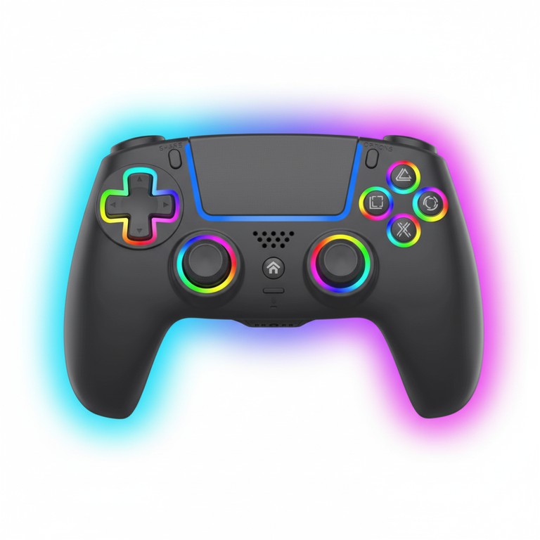 Deep Explorer - Wireless RGB Pro controller - PS5 (Black) / PlayStation 5