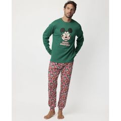 Disney Ανδρική Πυτζάμα Βαμβακερή Mickey Happy Christmas