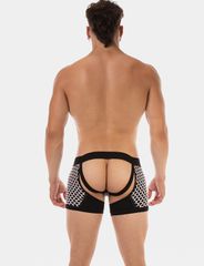 Barcode Berlin Chaps Boxer-Jockstrap Revo White-Black-thumb-3