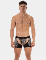 Barcode Berlin Chaps Boxer-Jockstrap Revo White-Black-thumb-5
