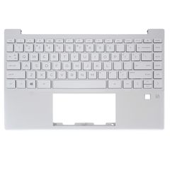 Πληκτρολόγιο - Laptop Keyboard Palmrest για HP 13-BE0097NR 406J8UAR 13-be2073AU 84M81PA 13-be2091AU 8H5H6PA M52830-211 M52830-171 M52831-A41 M52831-DD1 M52831-BA1 M52831-201 US Backlight Silver ( Κωδ.