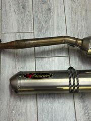 ΣΕΤ ΓΝΗΣΙΑ ΔΙΠΛΑ ΤΕΛΙΚΑ AKRAPOVIC YAMAHA XTX XT660 XTR