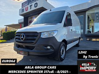 Κλούβα Mercedes-Benz 2021 SPRINTER#317CDI#EURO6d#9G-TRONIC#L2H2