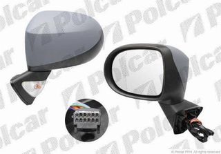 Carro ΚαθρέφτηΣ ΗΛΕΚΤΡΙΚΟΣ ΘερμαινόμενοΣ ΗΛΕΚΤΡΙΚΑ ΑΝΑΚΛΙΝΟΜεΝΟΣ Βαφόμενος (Με Φλας & Αισθητήρα) (Α Ποιότητα) (CONVEX GLASS) κατάλληλο για RENAULT MODUS 2008-2013 (F/JP0) / 7701069547 - Δεξί - 1 Τεμ