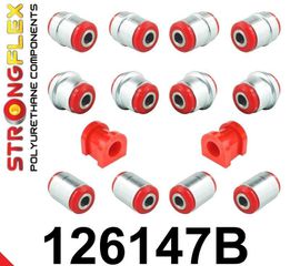 Πίσω Κιτ Σινεμπλόκ Πολυουρεθάνης Strongflex Citroën,Mitsubishi,Peugeot - 80ShA - 14Τεμ. - (126147B)