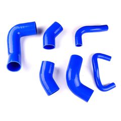 6pcs Blue Silicone Intercooler Turbo Hose Kit For Mitsubishi Lancer EVO 7-9