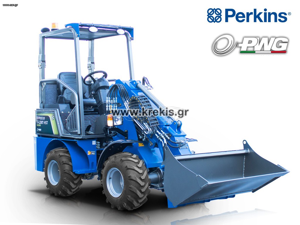 Τηλεσκοπικοί Φορτωτές Graecus 2025 T-LD07 HST Perkins Μίνι τηλεσκοπικός τροχοφόρος φορτωτής