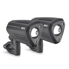 Προβολάκια led GIVI S312 αλουμινίου μαύρα σετ