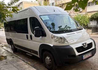 Αδειες + Οχημα 2012 ΔΧ Peugeot Boxer 17θεσεων  (με σχολικό έργο εντός Αττικής)-thumb-1