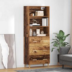 Highboard Παλιό Ξύλο 69,5 x 32,5 x 180 εκ Επεξεργασμένο ξύλο 3415807
