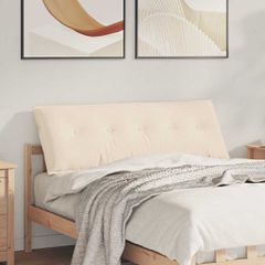 Μαξιλάρι Πλάτης Μπεζ 140 x 50 cm Ύφασμα Μικροΐνας 42014864