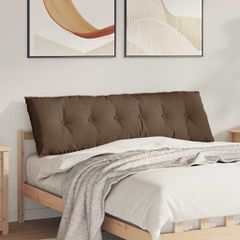Μαξιλάρι Πλάτης Καφέ 160 x 19 x 50 εκ ύφασμα 42014877