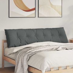 Μαξιλάρι Πλάτης Σκούρο Γκρι 180 x 19 x 50 εκ ύφασμα 42014917