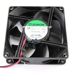 ΑΝΕΜΙΣΤΗΡΑΣ 12V DC 80x80x25mm 2-C 0.25A 3.06W 97m3/h ΡΟΥΛΕΜΑΝ SUNON