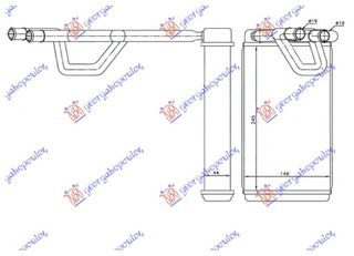 024906500 ΨΥΓΕΙΟ ΚΑΛΟΡΙΦΕΡ (179x178) NISSAN MURANO 03-14 NISSAN P/U (D40) NAVARA 2WD-4WD 05-10