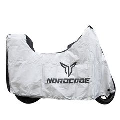 Κωδ.374746 Kάλυμμα μοτό αδιάβροχο Nordcode Evo plus + top case ασημί τηλ.215-215-8211