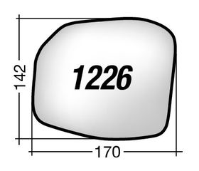Κρύσταλλο καθρέπτη δεξί και αριστερό  HONDA HR-V 2022  CR-V 2023  ZR-V 2023