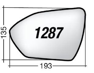 Κρύσταλλο καθρέπτη δεξί και αριστερό  HYUNDAI TUCSON 2020 IX35 2020