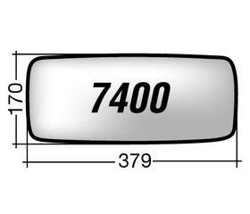 Κρύσταλλο καθρέπτη δεξί και αριστερό MERCEDES ATEGO 1998-2004 AXOR 2002-2004
