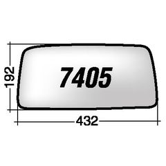 Κρύσταλλο καθρέπτη δεξί και αριστερό VOLVO SERIE FH 2002-2012 SERIE FM 2002-2012