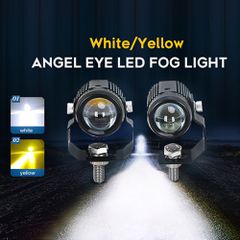 Προβολείς Work Fog Light 30W 12V/24V Dual Color High Beam