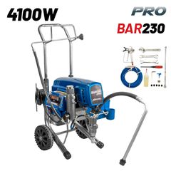 BORMANN Pro BAP7100 Ηλεκτρικό Πιστόλι Ψεκασμού Airless Επαγγελματικό 4100W 5.5Lt/min 230 bar ( 071884 )