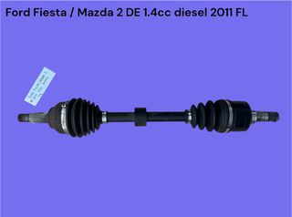 FORD FIESTA / MAZDA 2 DE 2008-2014 ΜΕΤΑΧΕΙΡΙΣΜΕΝΑ ΑΝΤΑΛΛΑΚΤΙΚΑ ( ημιαξόνιο εμπρός αριστερό οδηγού πλευρά κατάλληλο για αυτοκίνητα με κινητήρες πετρελαίου )