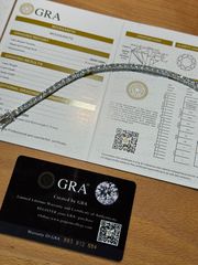 Tennis Bracelet Moissanite Vvs1 Diamond Test Pass High Quality