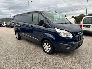 Ford Transit Custom 2017 L2 MAXI 3θεσιο 2 ΠΛΑΙΝΕΣ ΠΟΡΤΕΣ 2χPDC CRUISE CONTROL-thumb-1
