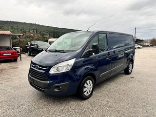 Ford Transit Custom 2017 L2 MAXI 3θεσιο 2 ΠΛΑΙΝΕΣ ΠΟΡΤΕΣ 2χPDC CRUISE CONTROL-thumb-8