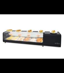 Βιτρίνα Ψυχόμενη Επιτραπέζια Με 1 Ράφι Με 6x1/3Gn 146x39x30Cm του Ισπανικού οίκου ARILEX - Καινούργια.