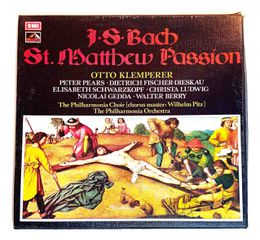 Δισκοι 33 στροφων  Βox Set  Bach, St Matthew Passion