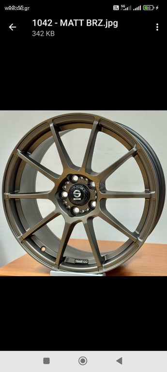 SPARCO STYLE  8X18  5X100 5X108 5X112 5X114.3  ET45  MATT BRONZE , MATT GUN METAL, MATT BLACK, GLOSS BLACK