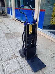 Ηλεκτρικό καρότσι μπαταρίας για σκάλες με ηλεκτρική κίνηση, ανύψωση στους τροχούς και ανυψωτική ικανότητα 150 kg