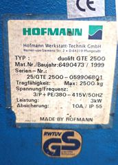 ΔΙΚΟΛΩΝΟ HOFMANN DUOLIFT GTE 2500-thumb-3