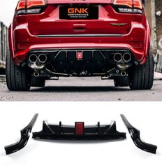 ΠΙΣΩ ΣΠΟΙΛΕΡ Rear Bumper Diffuser JEEP GRAND CHEROKEE 14-21 SRT Design Piano Black