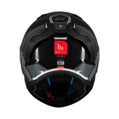 Κράνος MT Stinger 2 Tron B12 ECE 22.06 Μαύρο Γκρι Γυαλιστερό-thumb-2
