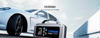 TOPODON  V2200Air JUMP STARTER  V2200Air 2-In-1 Εκκινητής & Αεροσυμπιεστής ελαστικών