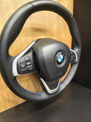 ΤΙΜΟΝΙ BMW X1 F48 ME  ΡΑΦΕΣ M KAI ΔΕΡΜΑΤΙΝΗ ΕΠΕΝΔΥΣΗ ΜΕ ΑΕΡΟΣΑΚΟ-thumb-1