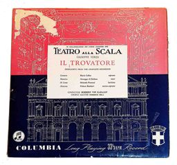 Δισκος 33 στροφων Teatro Alla Scala  Giuseppe Verdi  IL Trovatore  Highlights